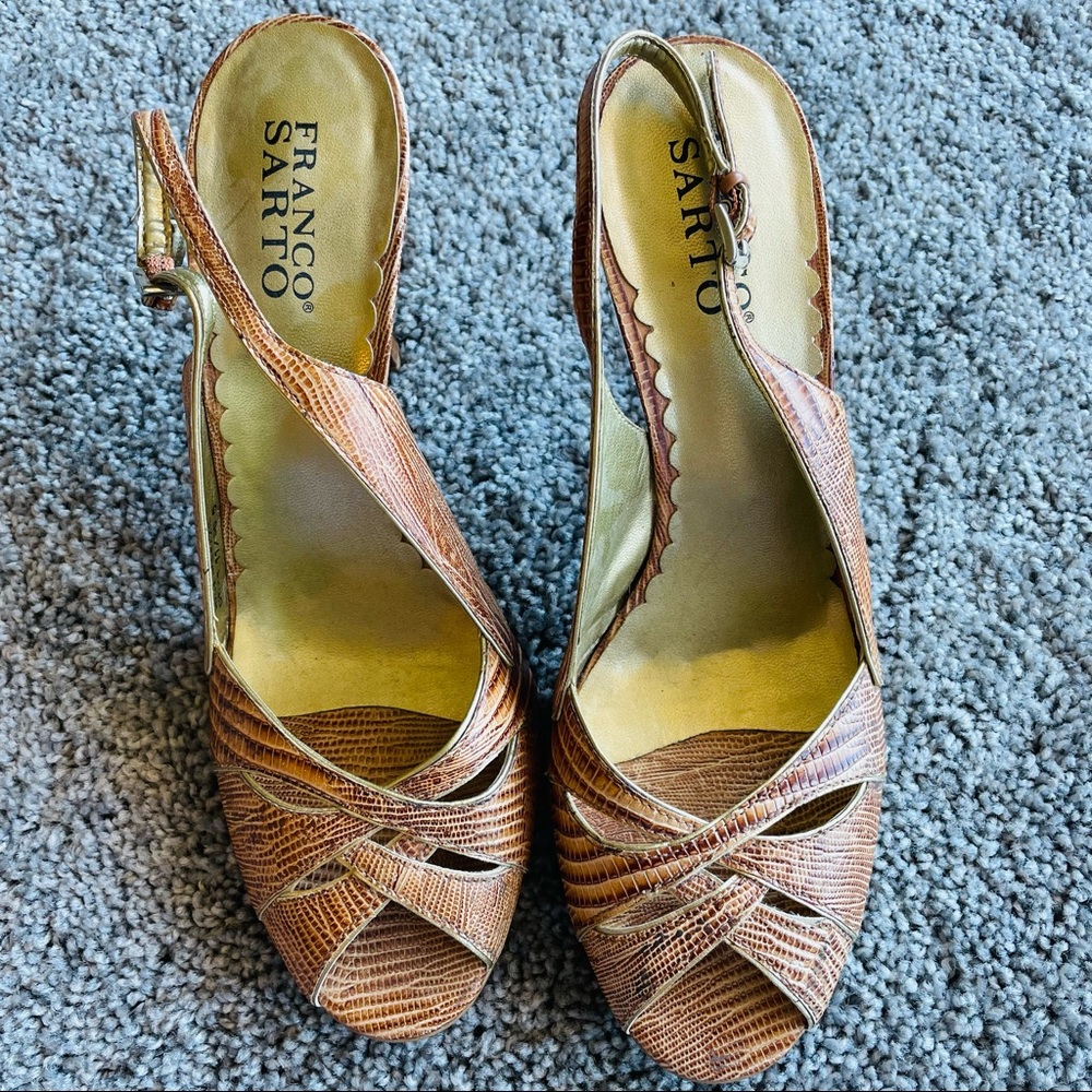 Franco Sarto Slingback Pumps, size: 8.5